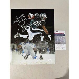 LeSean McCoy signed autographed Philadelphia Eagles 11x14 Snow Bowl photo JSA